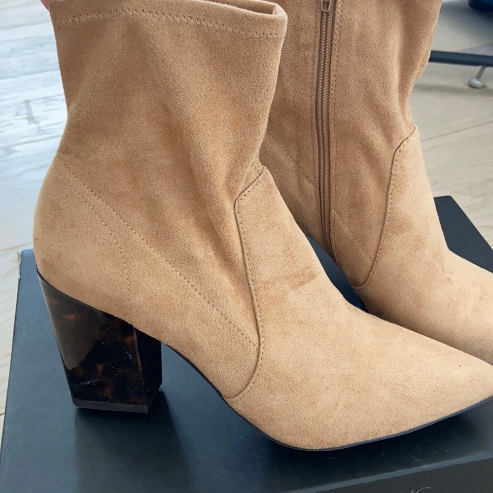 Ann Taylor Suede Booties